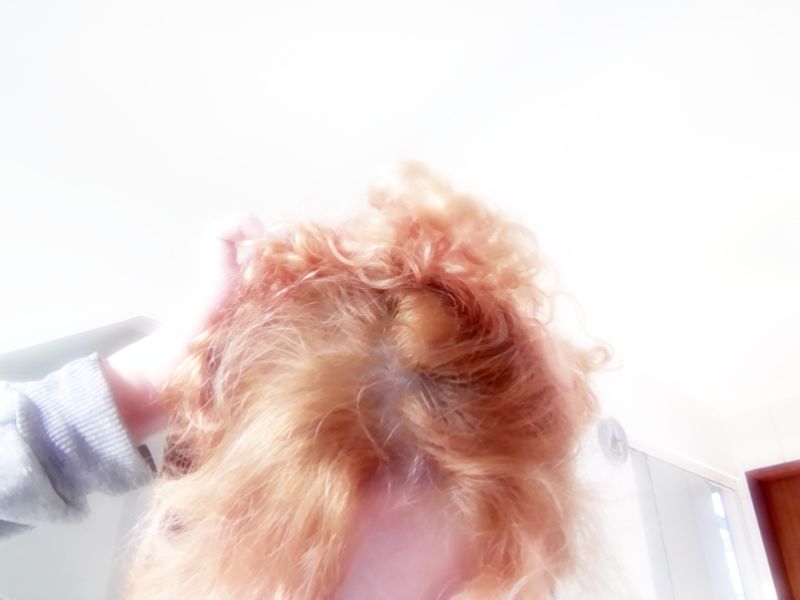 my new blonde roots